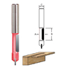 Broca para enrutador TCT Pierce & Trim Cutter con guía y corte final, cortador único, rotación a la derecha