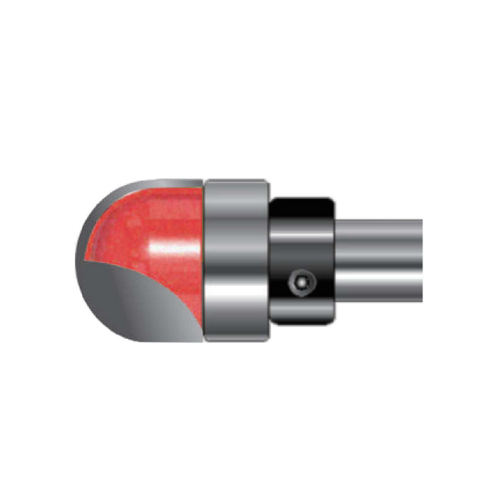 Caja de núcleo guiado por cojinete TCT/Broca para enrutador con cortador de punta redonda, cortador doble, rotación a la derecha